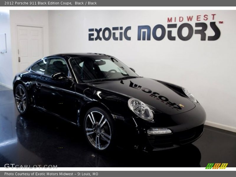 Black / Black 2012 Porsche 911 Black Edition Coupe