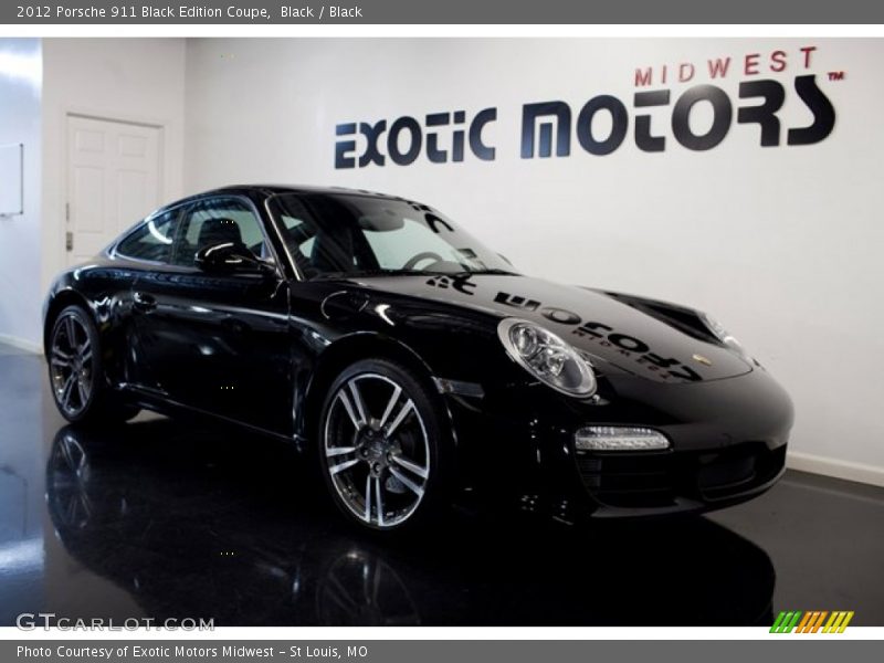 Black / Black 2012 Porsche 911 Black Edition Coupe