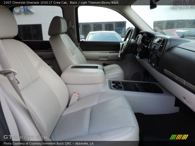 Black / Light Titanium/Ebony Black 2007 Chevrolet Silverado 1500 LT Crew Cab
