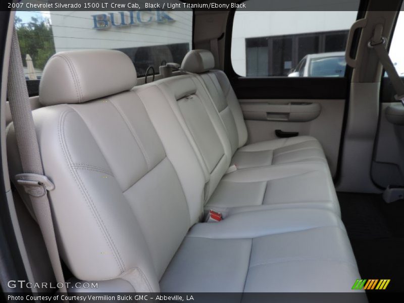 Black / Light Titanium/Ebony Black 2007 Chevrolet Silverado 1500 LT Crew Cab