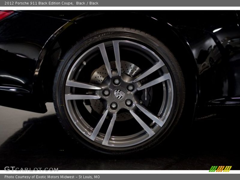 Black / Black 2012 Porsche 911 Black Edition Coupe