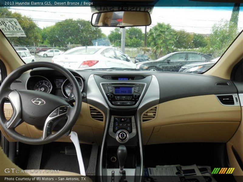 Desert Bronze / Beige 2013 Hyundai Elantra GLS