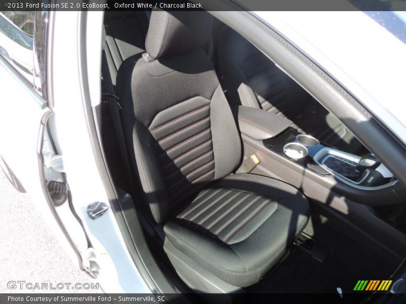 Oxford White / Charcoal Black 2013 Ford Fusion SE 2.0 EcoBoost