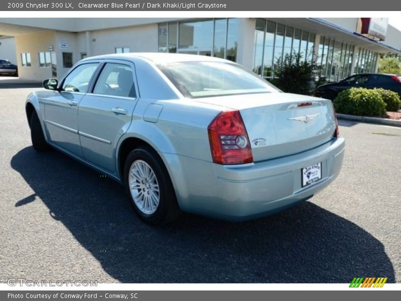 Clearwater Blue Pearl / Dark Khaki/Light Graystone 2009 Chrysler 300 LX