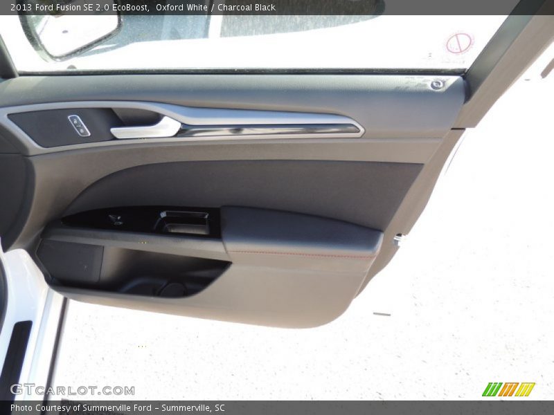 Oxford White / Charcoal Black 2013 Ford Fusion SE 2.0 EcoBoost