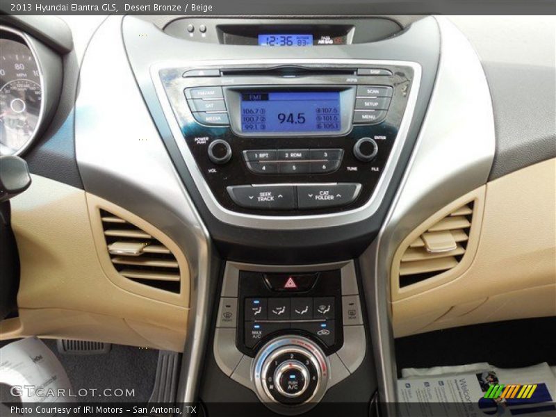 Desert Bronze / Beige 2013 Hyundai Elantra GLS