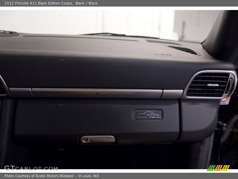 Black / Black 2012 Porsche 911 Black Edition Coupe