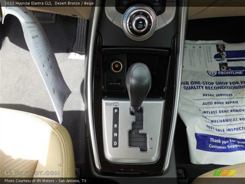 Desert Bronze / Beige 2013 Hyundai Elantra GLS