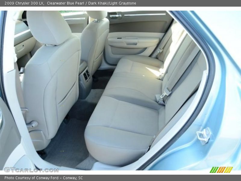 Clearwater Blue Pearl / Dark Khaki/Light Graystone 2009 Chrysler 300 LX