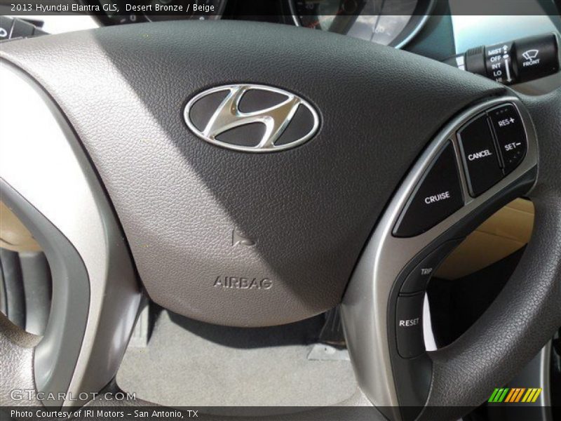 Desert Bronze / Beige 2013 Hyundai Elantra GLS