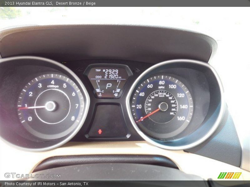 Desert Bronze / Beige 2013 Hyundai Elantra GLS