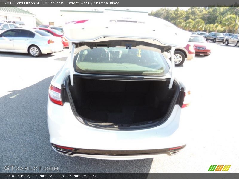 Oxford White / Charcoal Black 2013 Ford Fusion SE 2.0 EcoBoost