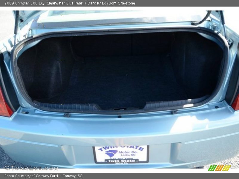 Clearwater Blue Pearl / Dark Khaki/Light Graystone 2009 Chrysler 300 LX