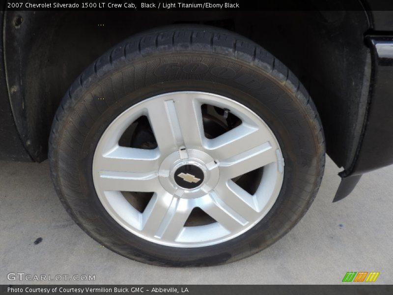 Black / Light Titanium/Ebony Black 2007 Chevrolet Silverado 1500 LT Crew Cab