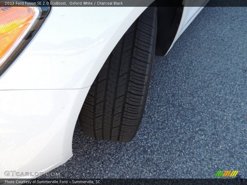 Oxford White / Charcoal Black 2013 Ford Fusion SE 2.0 EcoBoost