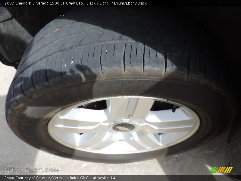 Black / Light Titanium/Ebony Black 2007 Chevrolet Silverado 1500 LT Crew Cab