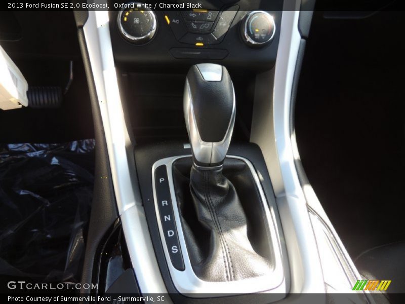 Oxford White / Charcoal Black 2013 Ford Fusion SE 2.0 EcoBoost