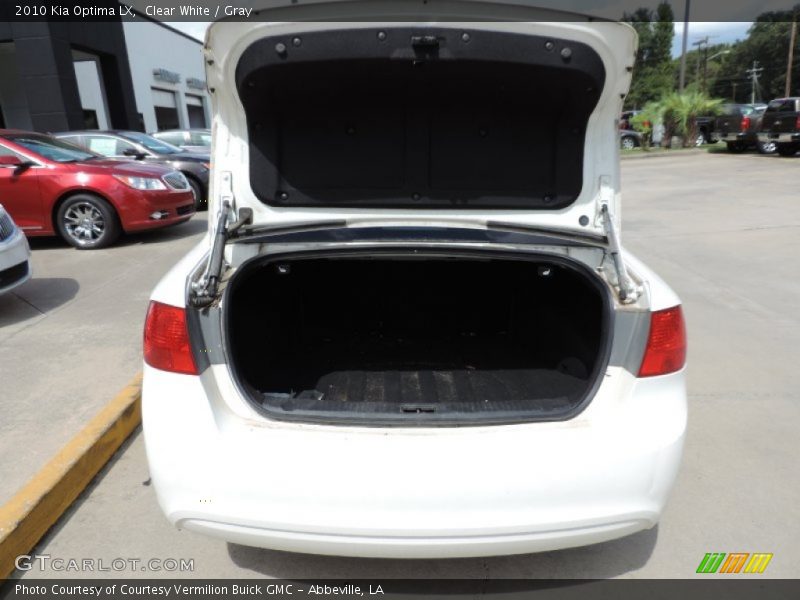 Clear White / Gray 2010 Kia Optima LX