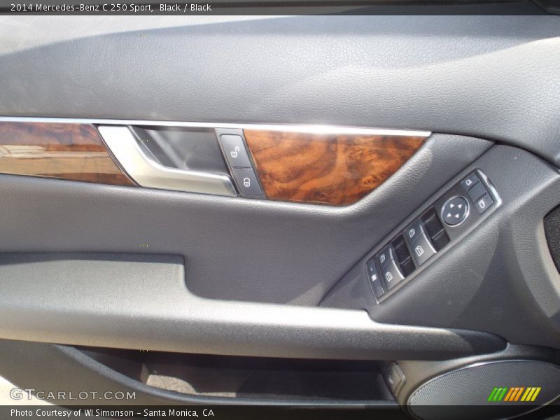 Black / Black 2014 Mercedes-Benz C 250 Sport