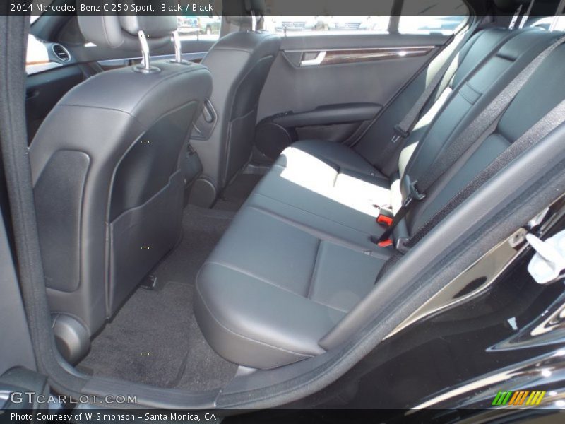 Black / Black 2014 Mercedes-Benz C 250 Sport