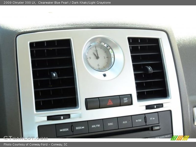 Clearwater Blue Pearl / Dark Khaki/Light Graystone 2009 Chrysler 300 LX