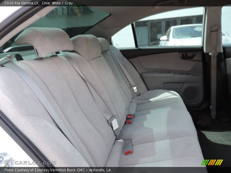 Clear White / Gray 2010 Kia Optima LX