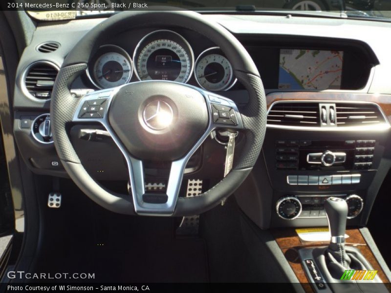 Black / Black 2014 Mercedes-Benz C 250 Sport