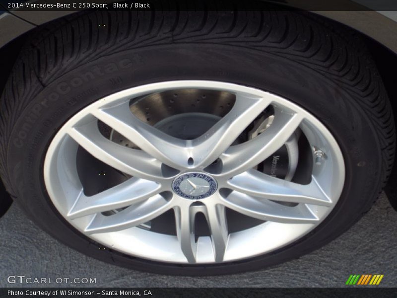 Black / Black 2014 Mercedes-Benz C 250 Sport