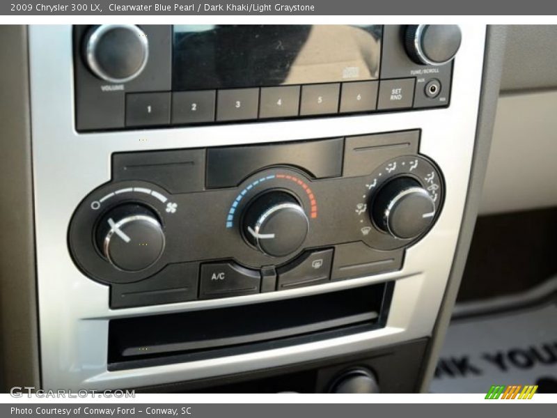 Clearwater Blue Pearl / Dark Khaki/Light Graystone 2009 Chrysler 300 LX