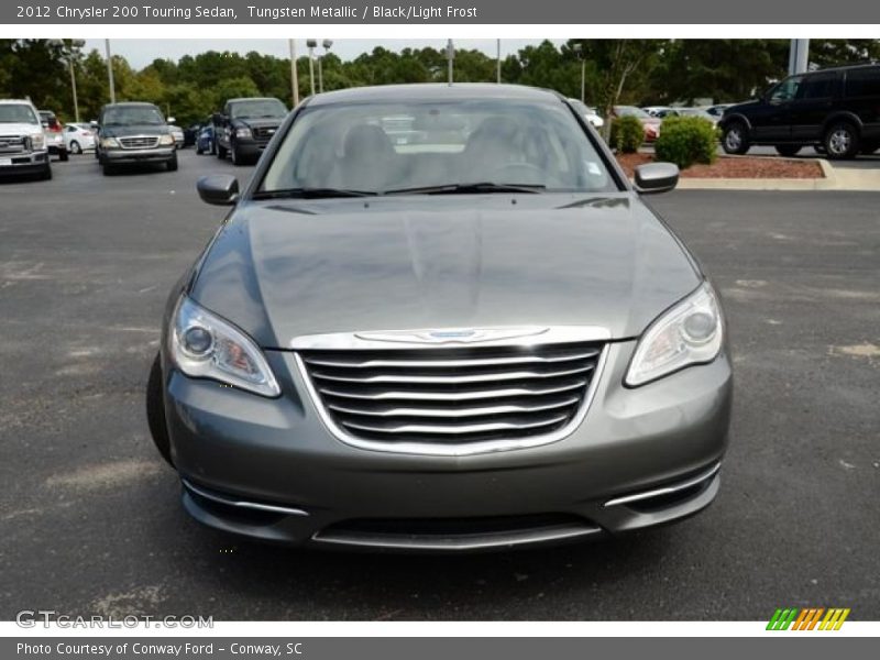 Tungsten Metallic / Black/Light Frost 2012 Chrysler 200 Touring Sedan