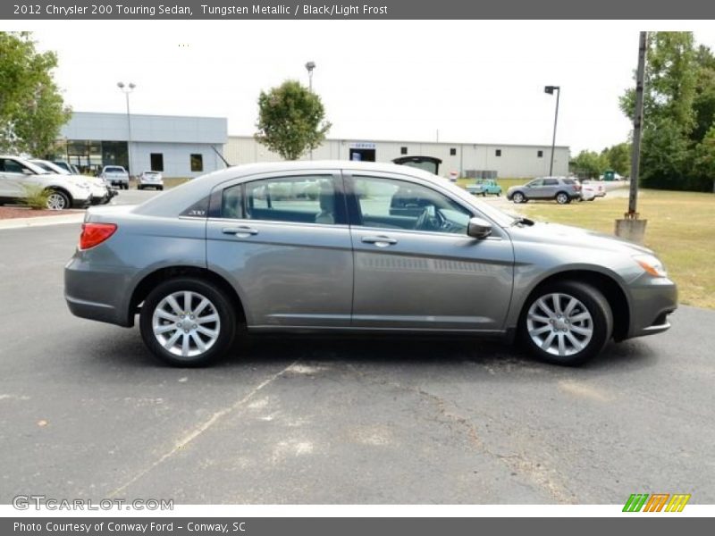 Tungsten Metallic / Black/Light Frost 2012 Chrysler 200 Touring Sedan