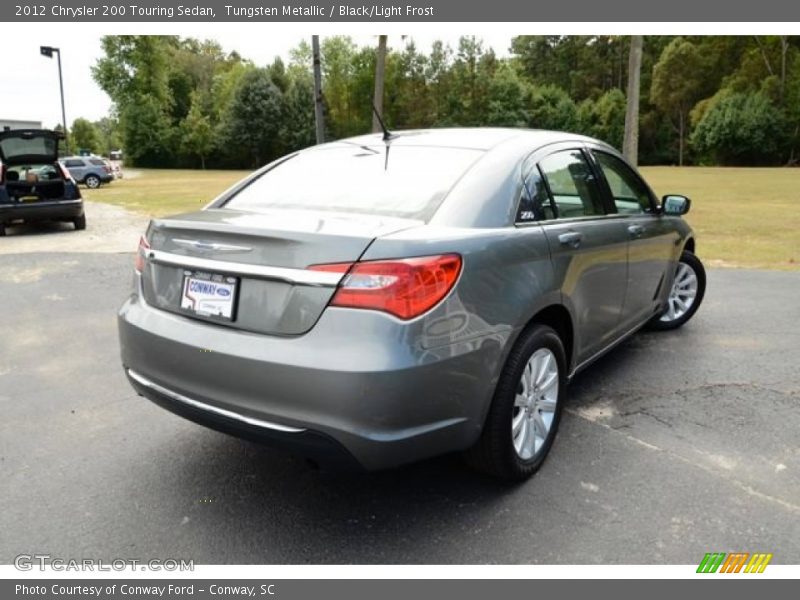 Tungsten Metallic / Black/Light Frost 2012 Chrysler 200 Touring Sedan