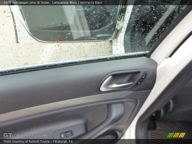 Campanella White / Anthracite Black 2008 Volkswagen Jetta SE Sedan