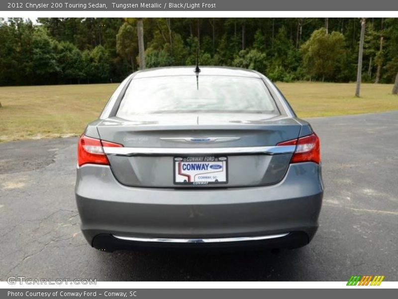 Tungsten Metallic / Black/Light Frost 2012 Chrysler 200 Touring Sedan