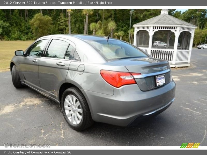 Tungsten Metallic / Black/Light Frost 2012 Chrysler 200 Touring Sedan