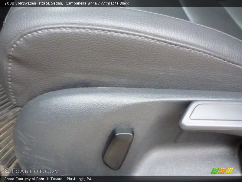 Campanella White / Anthracite Black 2008 Volkswagen Jetta SE Sedan