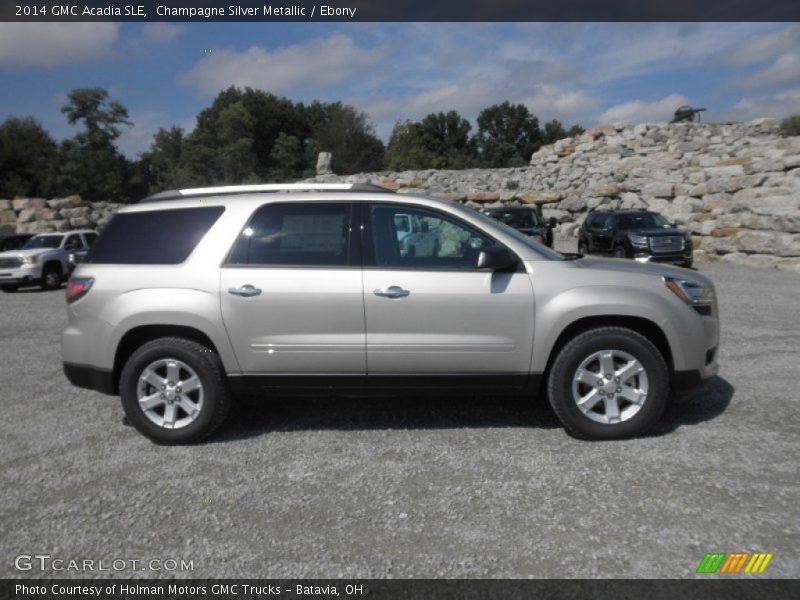  2014 Acadia SLE Champagne Silver Metallic