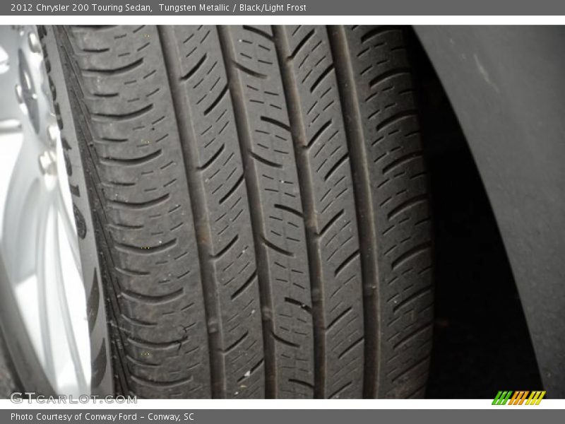 Tungsten Metallic / Black/Light Frost 2012 Chrysler 200 Touring Sedan