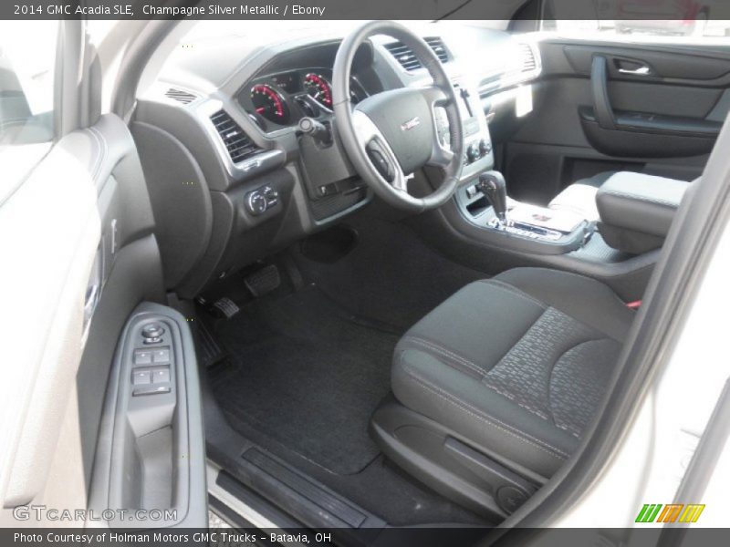 Champagne Silver Metallic / Ebony 2014 GMC Acadia SLE
