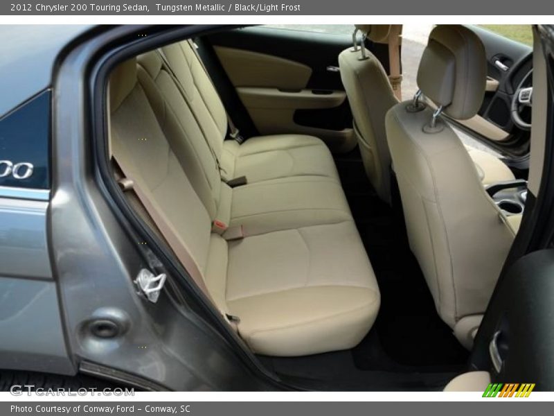 Tungsten Metallic / Black/Light Frost 2012 Chrysler 200 Touring Sedan