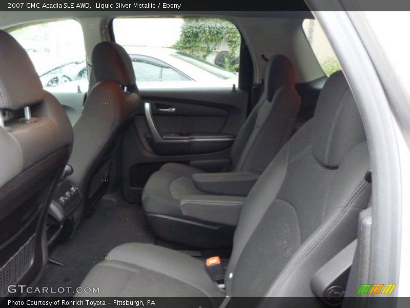 Liquid Silver Metallic / Ebony 2007 GMC Acadia SLE AWD