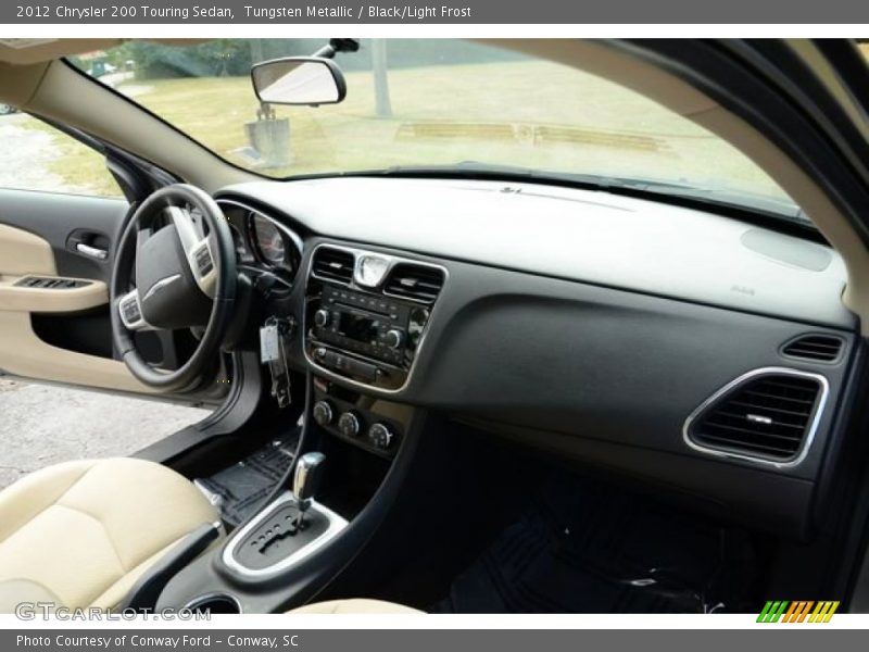 Tungsten Metallic / Black/Light Frost 2012 Chrysler 200 Touring Sedan