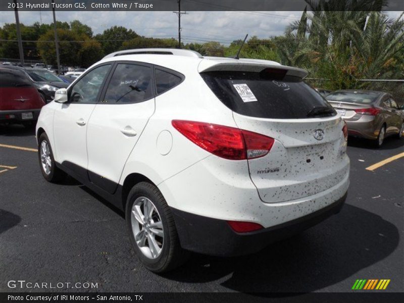 Cotton White / Taupe 2013 Hyundai Tucson GLS