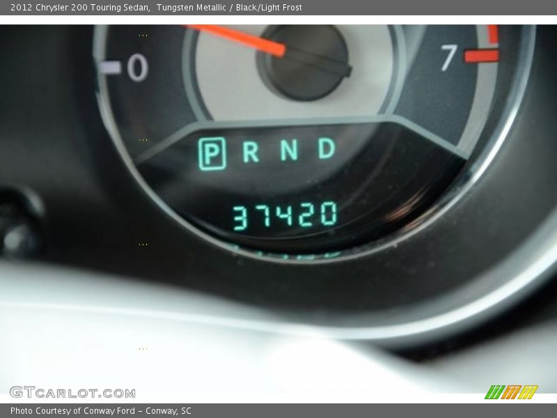 Tungsten Metallic / Black/Light Frost 2012 Chrysler 200 Touring Sedan