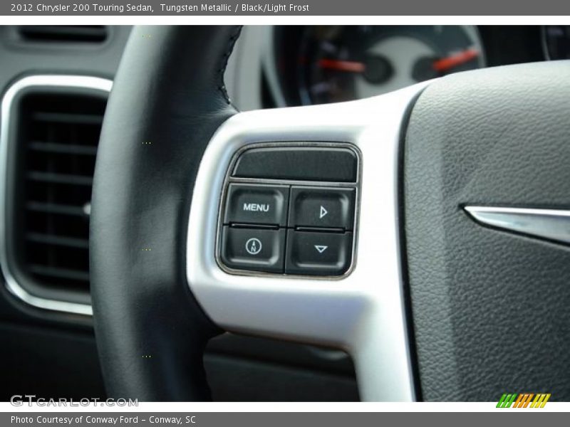 Tungsten Metallic / Black/Light Frost 2012 Chrysler 200 Touring Sedan