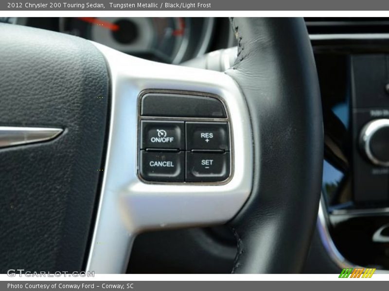 Tungsten Metallic / Black/Light Frost 2012 Chrysler 200 Touring Sedan