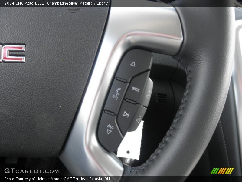 Champagne Silver Metallic / Ebony 2014 GMC Acadia SLE
