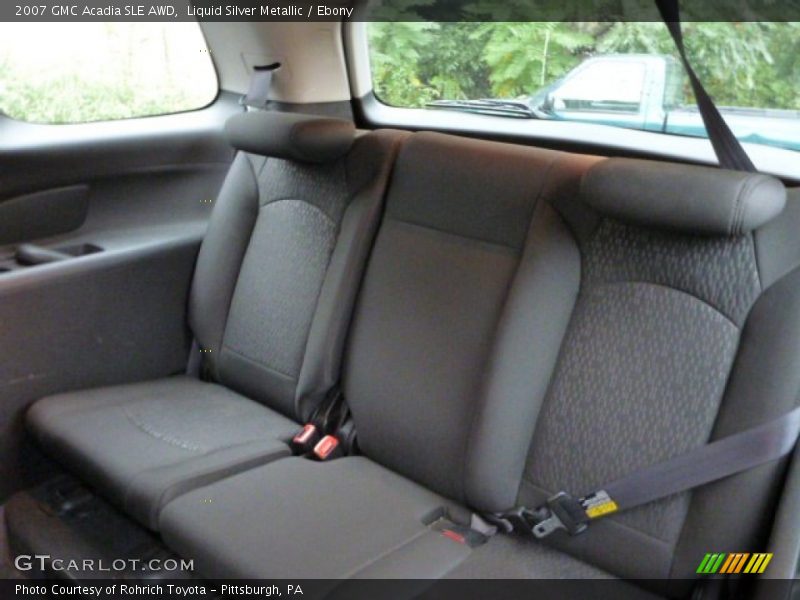Liquid Silver Metallic / Ebony 2007 GMC Acadia SLE AWD