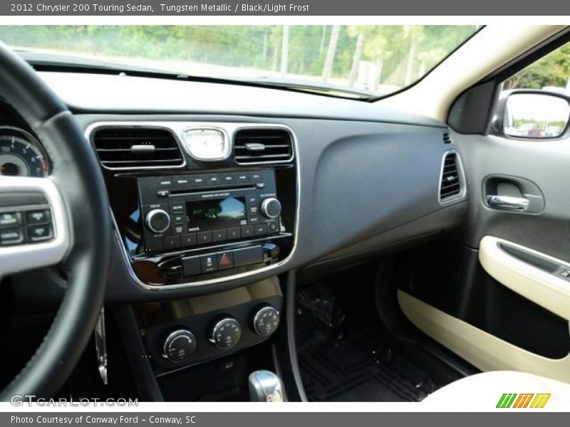 Tungsten Metallic / Black/Light Frost 2012 Chrysler 200 Touring Sedan