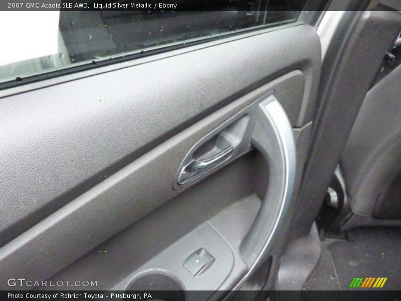 Liquid Silver Metallic / Ebony 2007 GMC Acadia SLE AWD